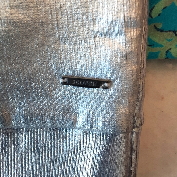 ๐๐๐ NWT Scotch & Soda Silver Sweatshirt Top - Picture 8 of 10